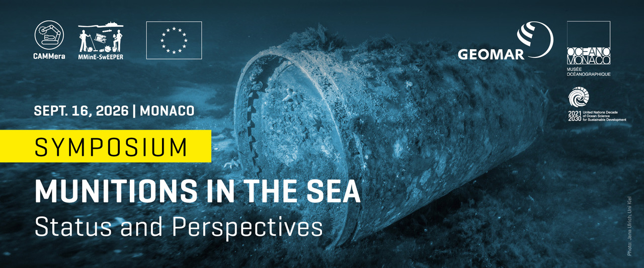 Symposium on Munitions in the Sea -Status and Perspectives, Monaco, 16 September
